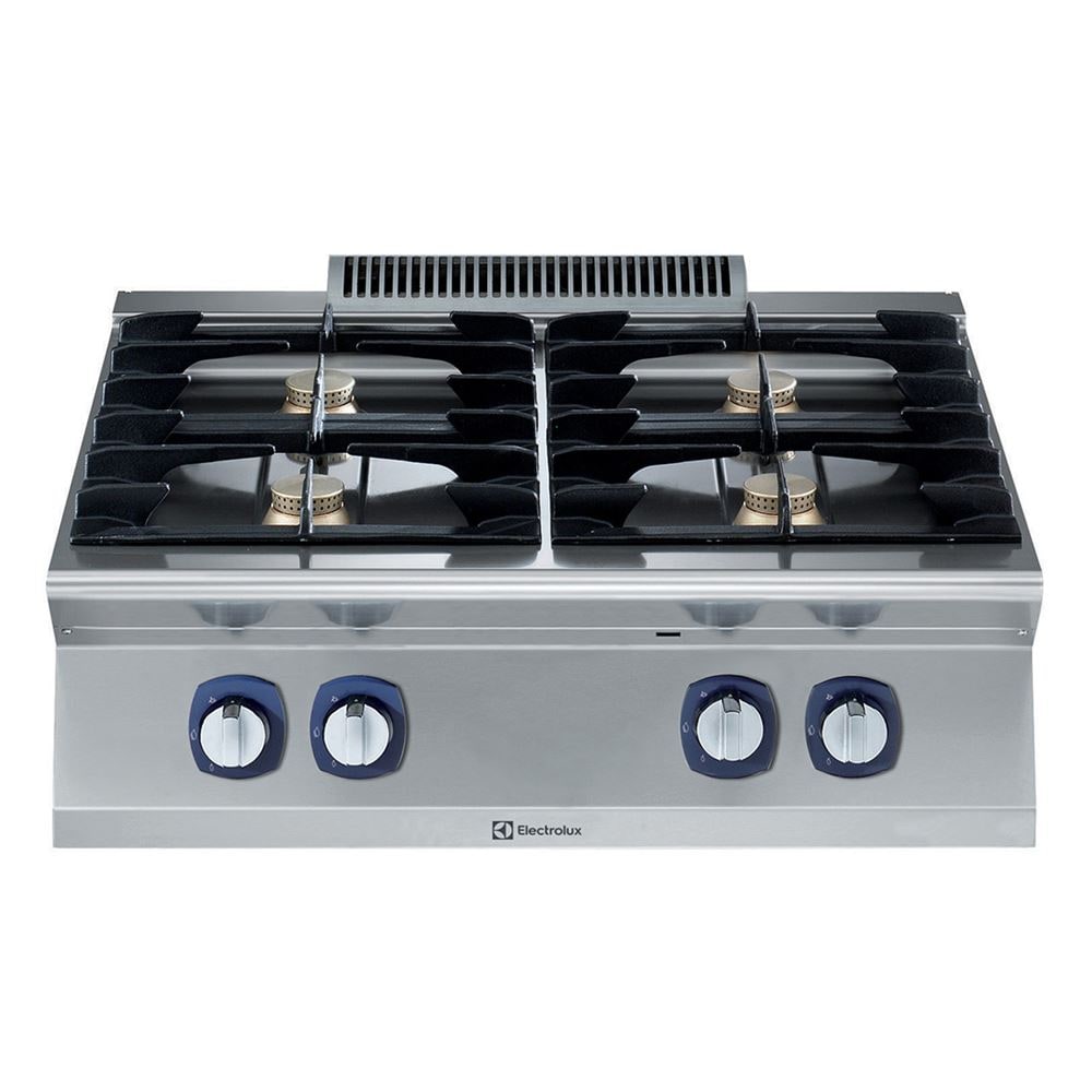 Cucina gas top 4 fuochi Electrolux - Dimensioni 800x730x250 mm - CB Food  Service S.r.l.