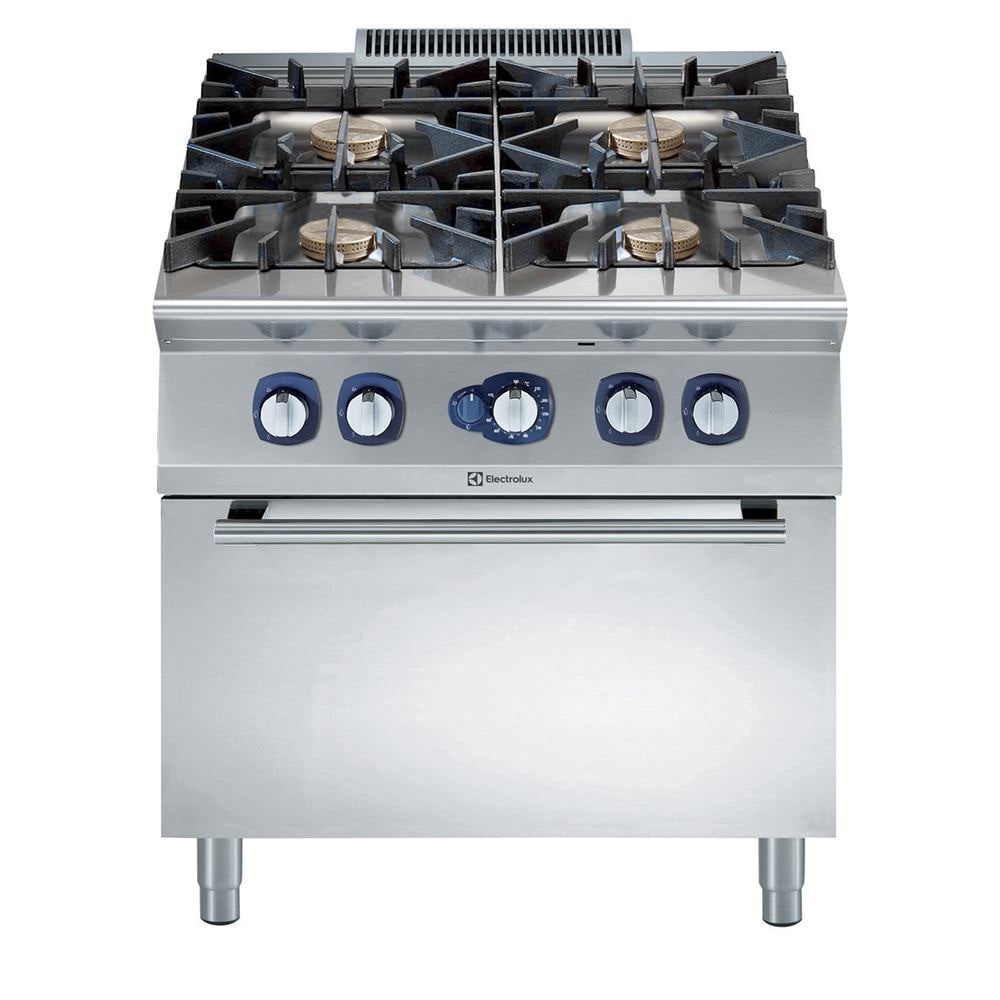 Cucina 4 fuochi (10 kw) + Forno gas Electrolux - Dimensioni